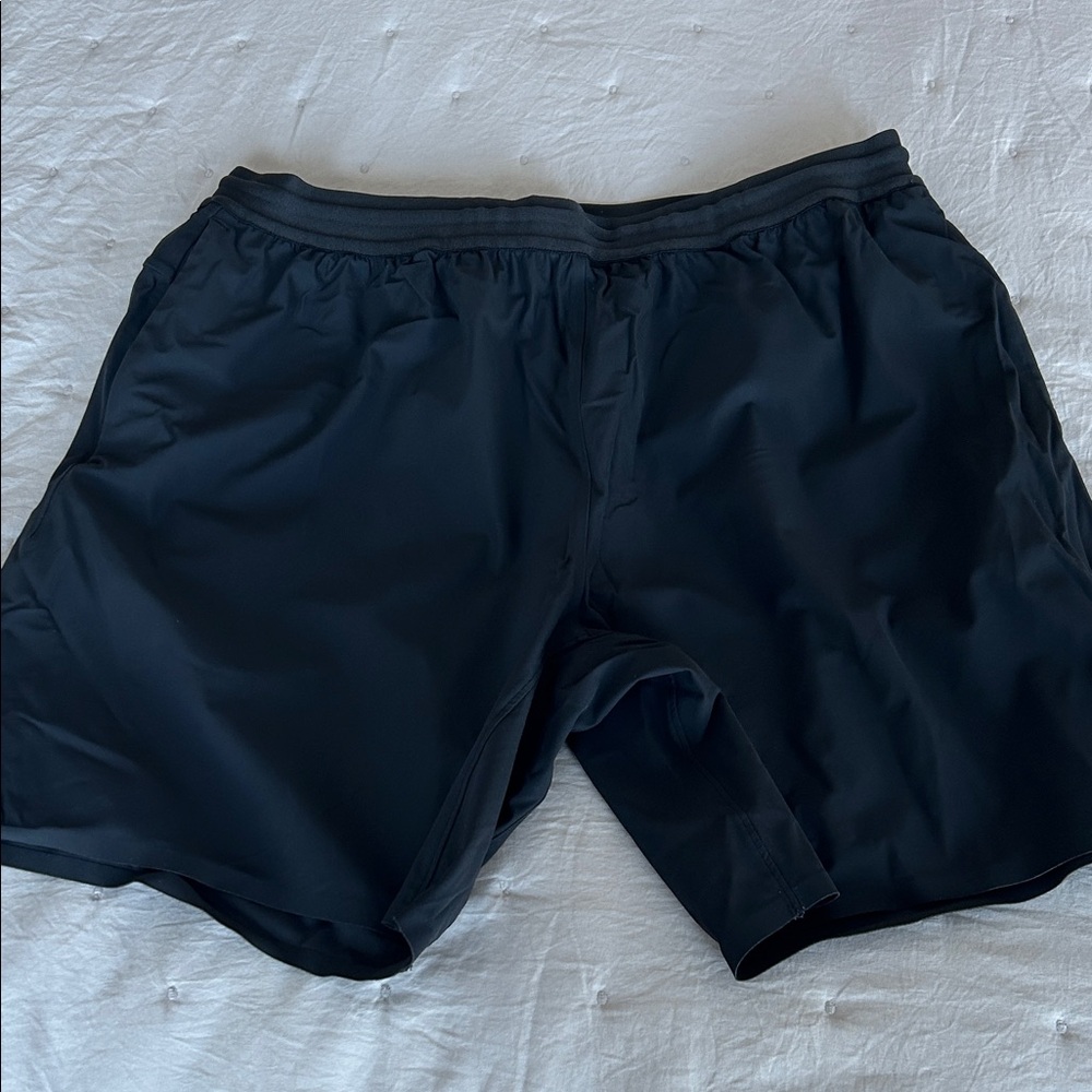 Men's Navy Performance Athletic Shorts